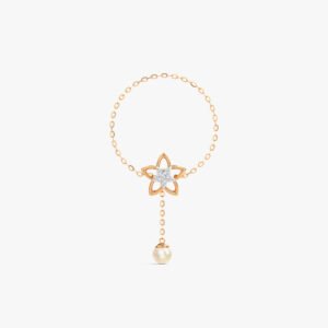 Caratglitz Designer Gold And Diamond Bracelet